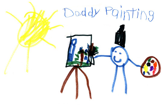 DaddyPaintingByRossy